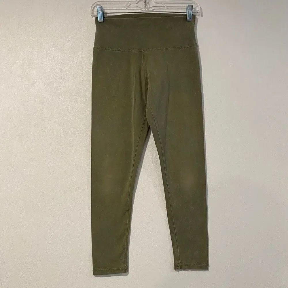 Aerie Chill Play Move Olive Leggings Women’s Medium | High Rise Soft Activewear